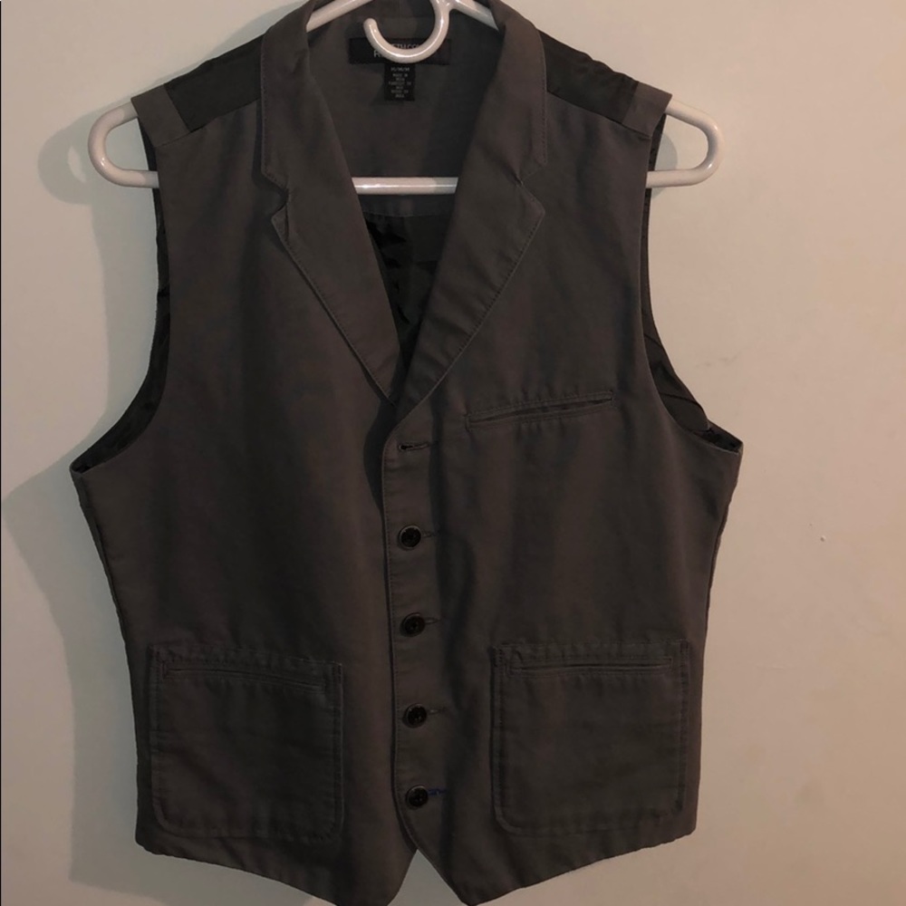 Gray vest